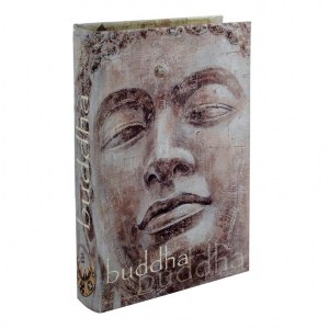 Caixa livro com motivo buda em mdf